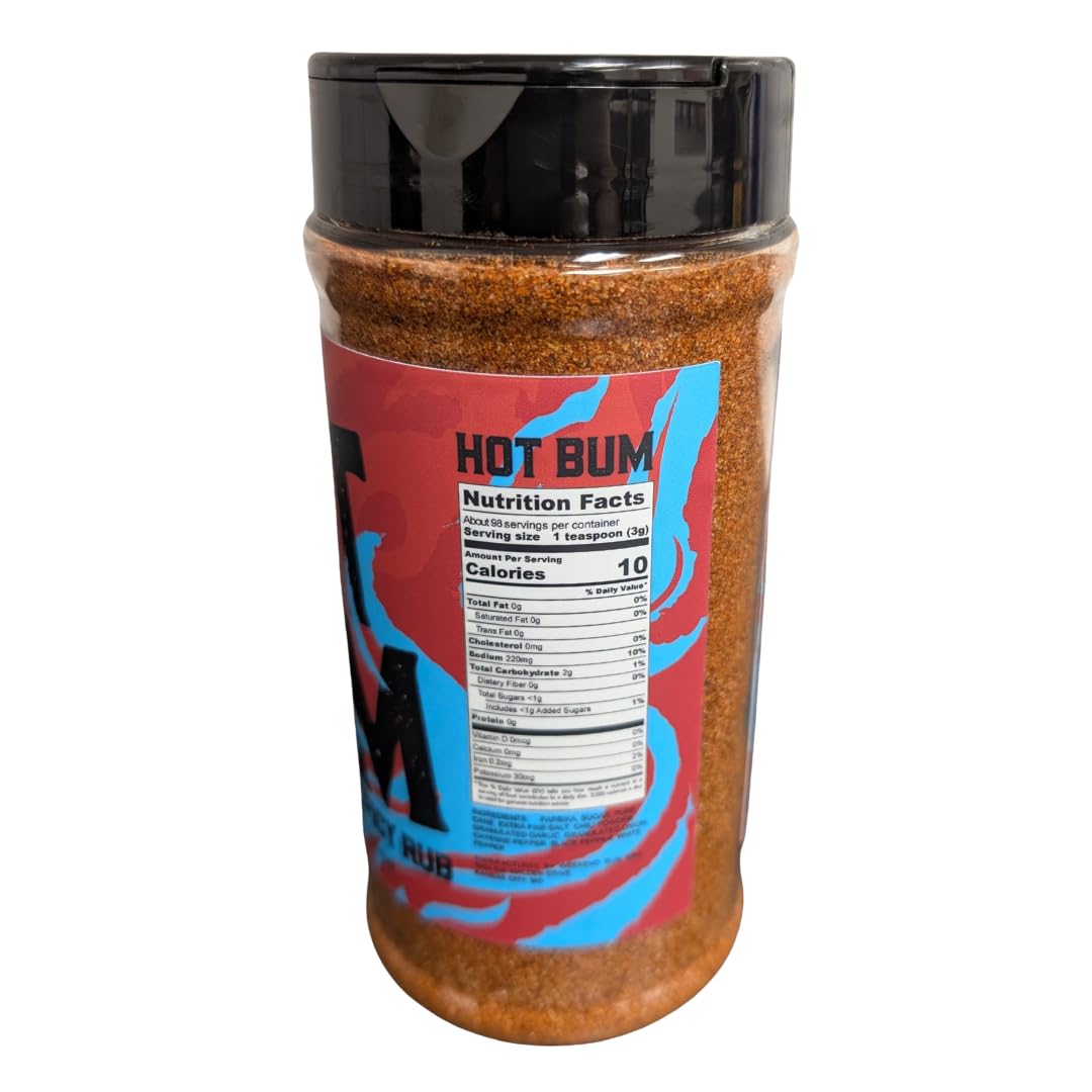 WEEKEND BUM BBQ - Hot Bum Spicy Rub - Large 10 oz. - Image 2