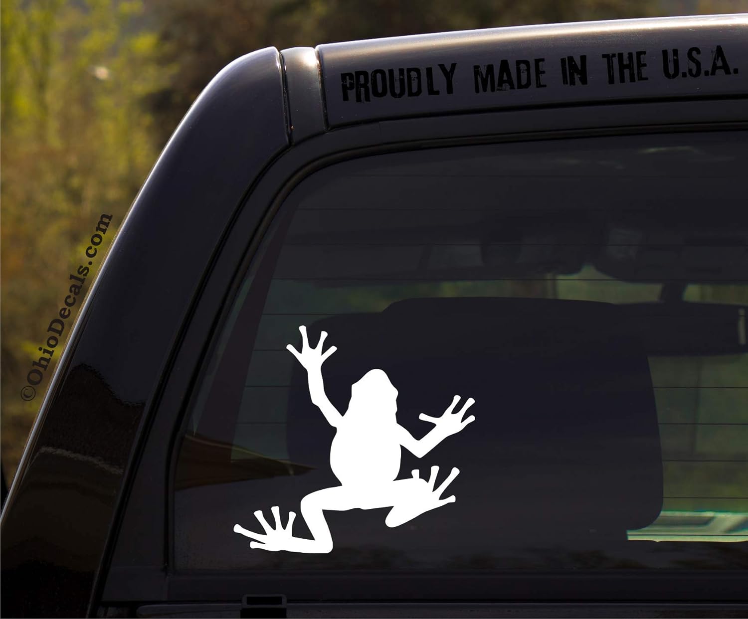 Tree Frog Decal/Vinyl Car Window Sticker Sports & Outdoors