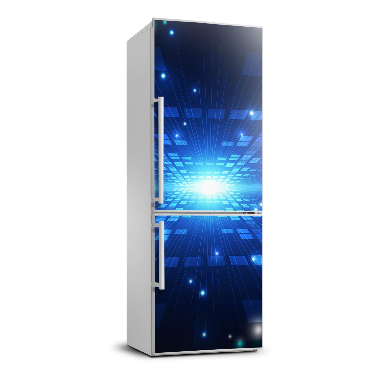 Autocollant frigo 70x190cm pour relooker un réfrigérateur abîmé