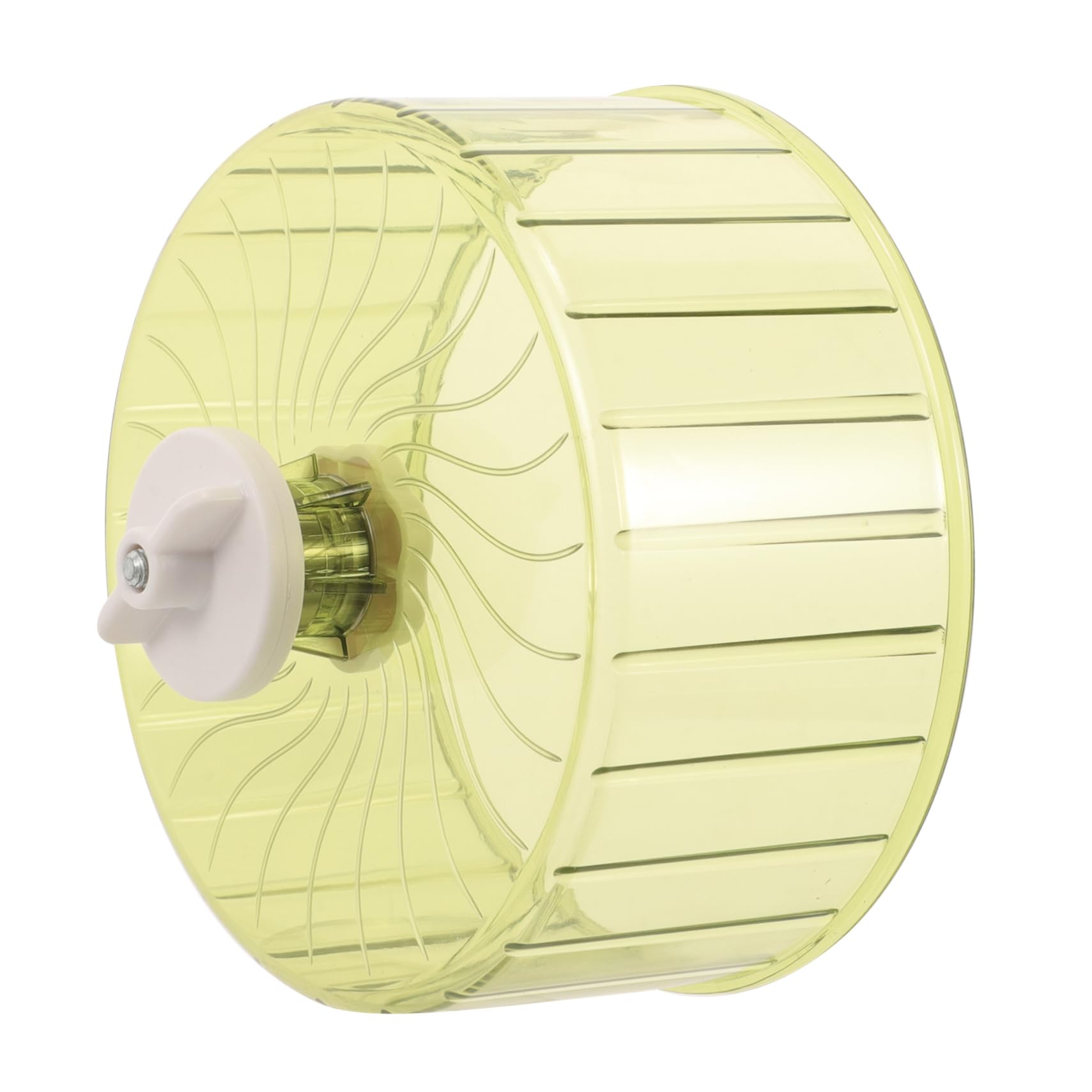 INOOMP 5pezzi Ruota Per Criceti Silenziosa Plastica Accessorio Per Esercizio Per Criceti Cincillà e Gerbilli Design Trasparente e Leggero Per Divertimento Senza Rumore e Maggiore