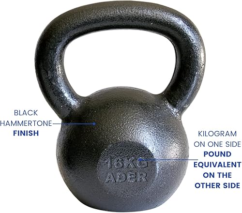 Miniatura 3 de Ader 12 - Juego de pesas rusas Premier de 35.3 lbs (26 libras y 35 libras) con DVD gratis