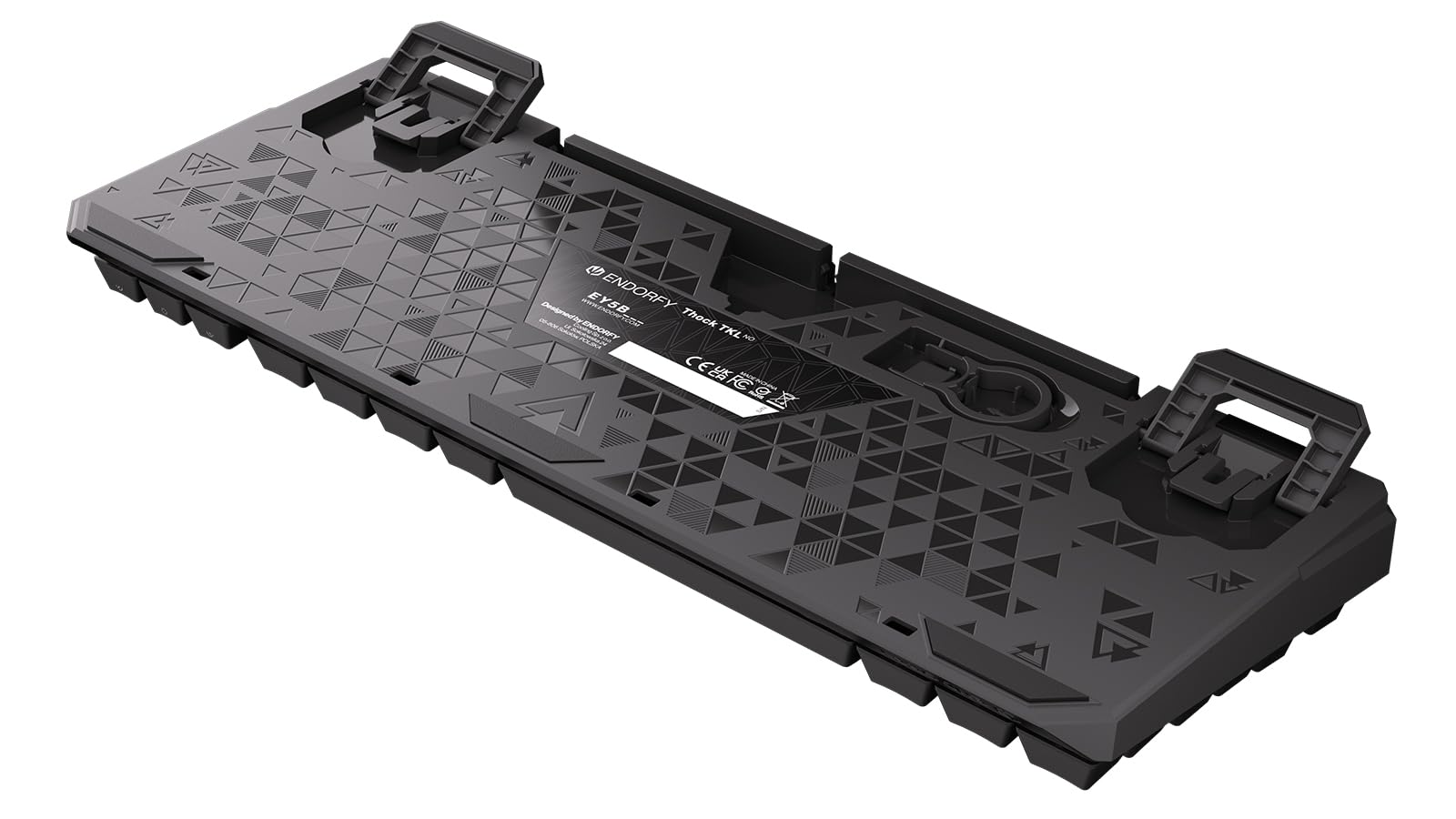 ENDORFY Thock TKL NO Red, przełączniki liniowe Kailh Red, TKL 80% Mechanical Keyboard, Nordic Layout, PBT dualshot Keycaps | EY5B004