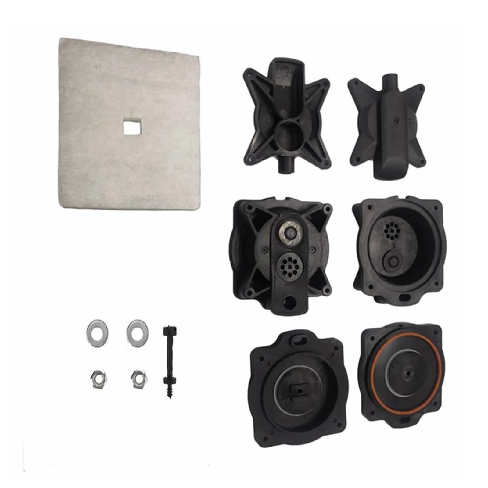 sodeber Air Pumps Diaphragm Maintenance Set Replacement Component Texture for HP100 HP120 Long Lifespans Component Repair Set