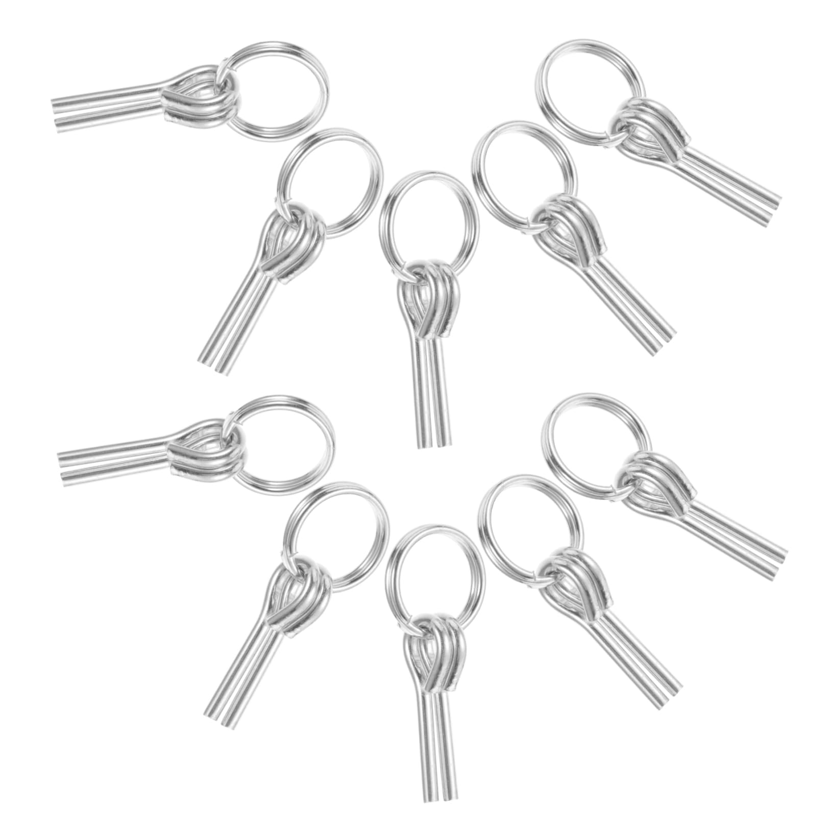 Clavos de tienda de camping Holibanna piquetas con anillo accesorios para toldos y lonas exteriores