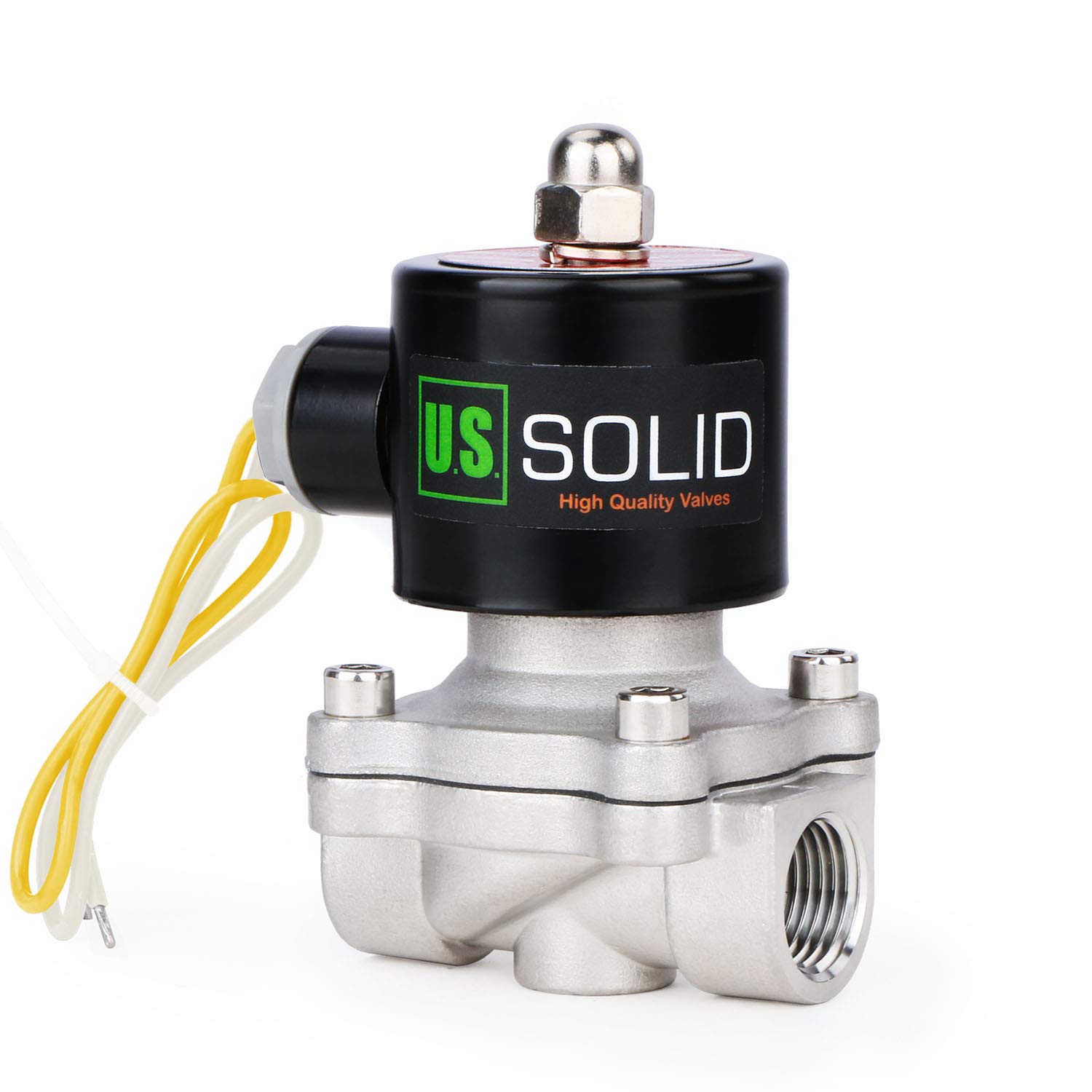 Électrovanne inox 1/2" G étanche et résistante 220V à action directe pour contrôle total