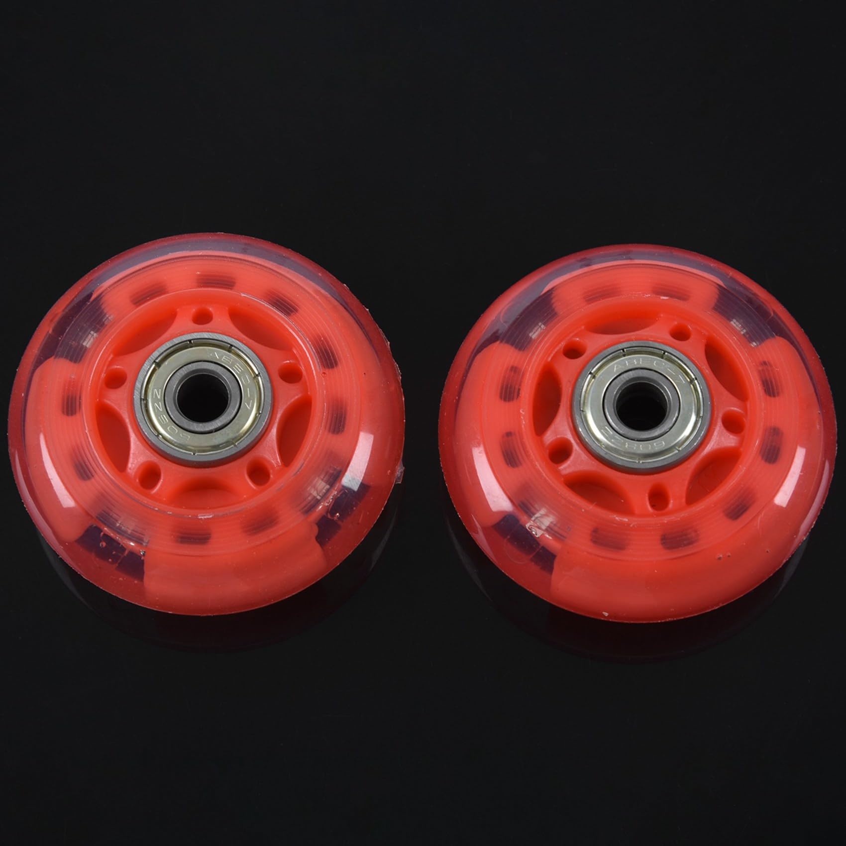 10 Paire 8Mm Dia 608ZZ Portant Inline Scooter Skating Skate Wheel Rouge