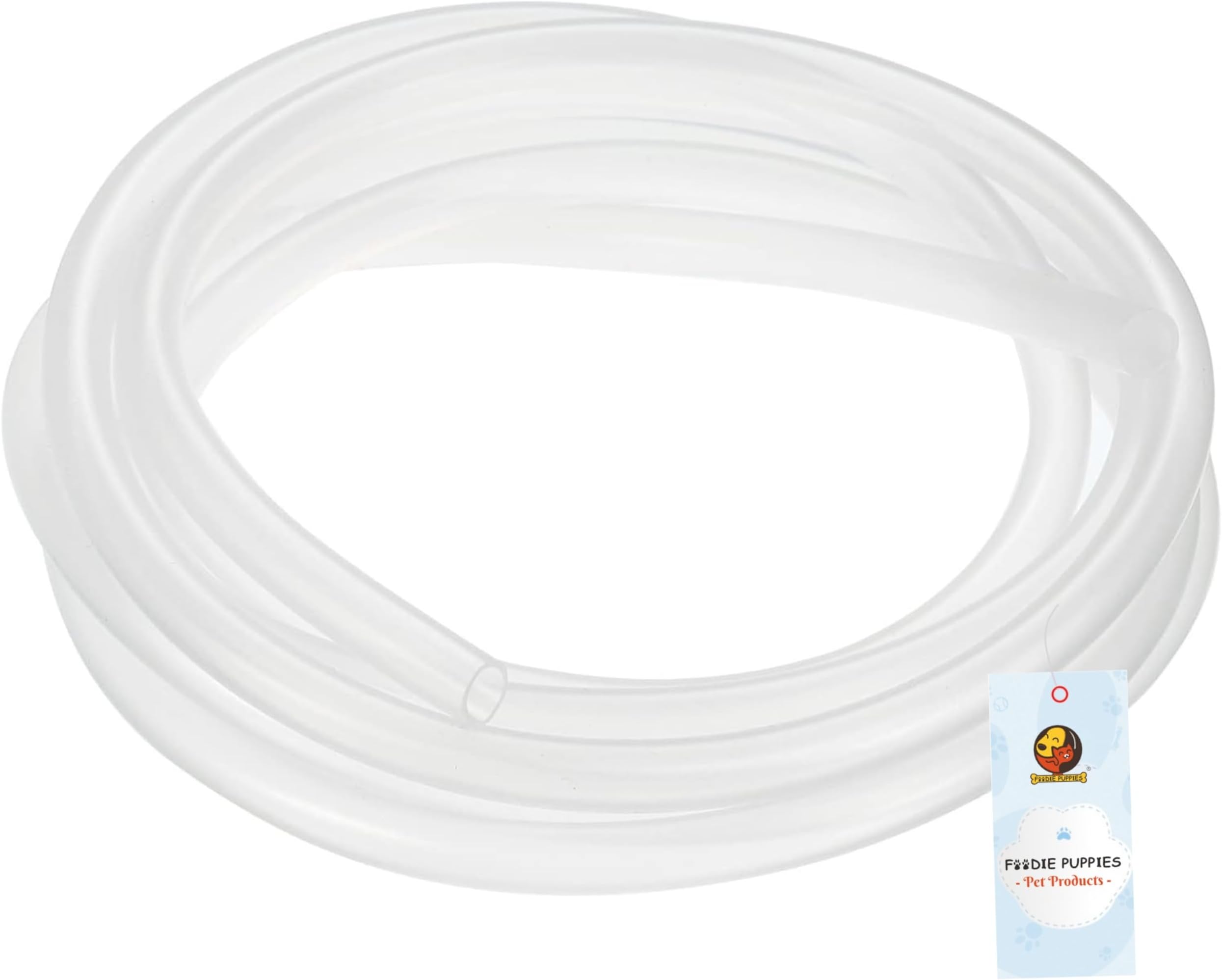 Foodie Puppies Aquarium Flexible Silicone Air Tube - White (10M)