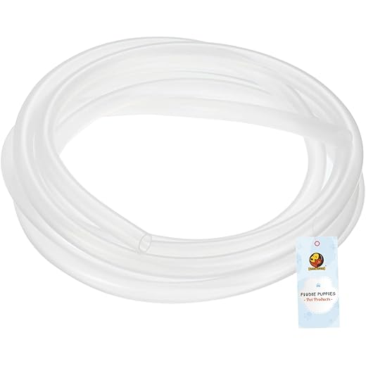 Foodie Puppies Silicone Aquarium/Fish Tank Airline Tubing Pump Hose, Soft Fish Tank Pipe for Air Pump, Check Valves, and Air Stone (Diameter - 5mm) (10mtr)