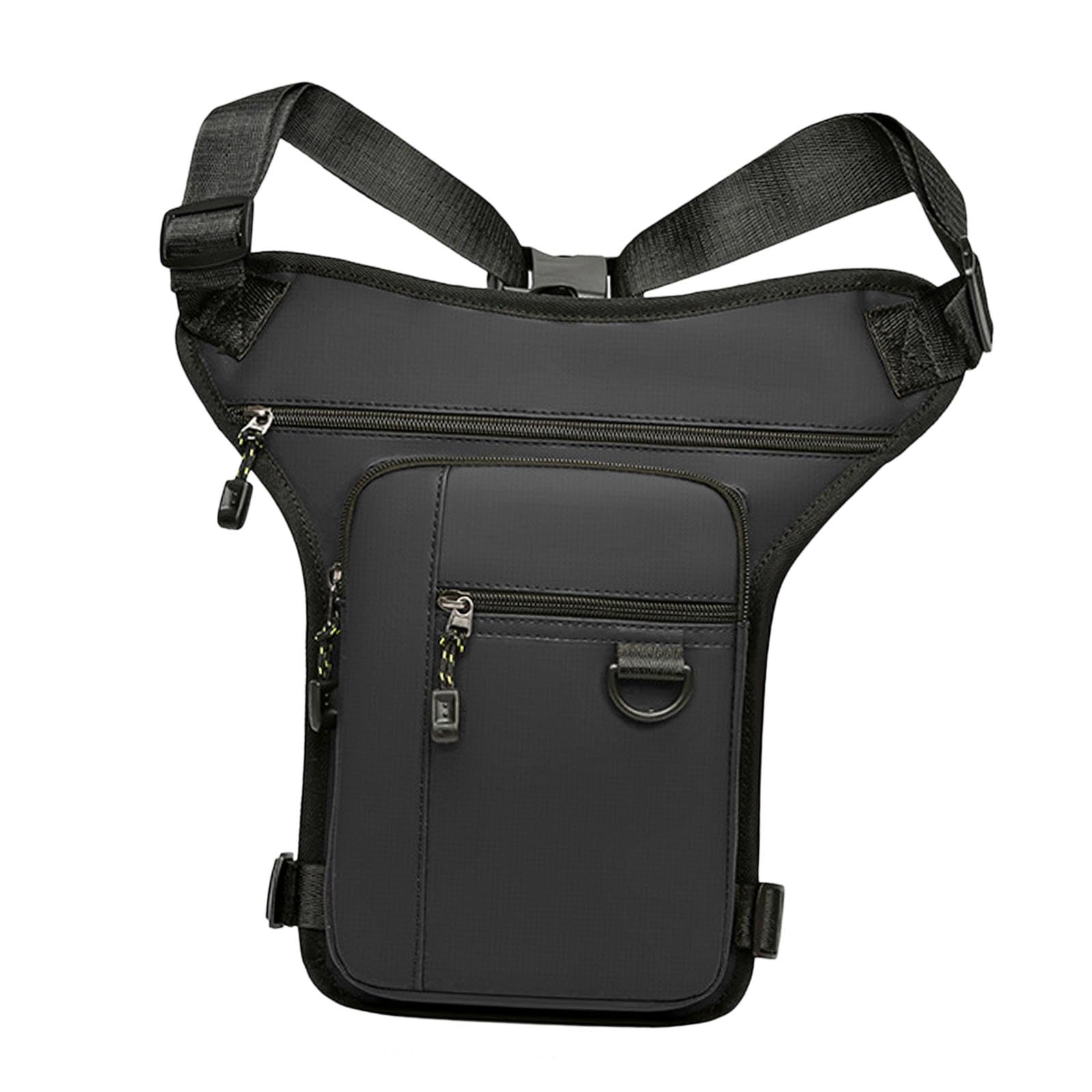 Enakshi® Drop Leg Bag Running Organizer Fishing Shoulder Bag Outdoor Casual Waist Bag Black|Sporting Goods | Outdoor Sports | Camping & Hiking | Hiking Backpacks | Waist Packs & Bags-image-44