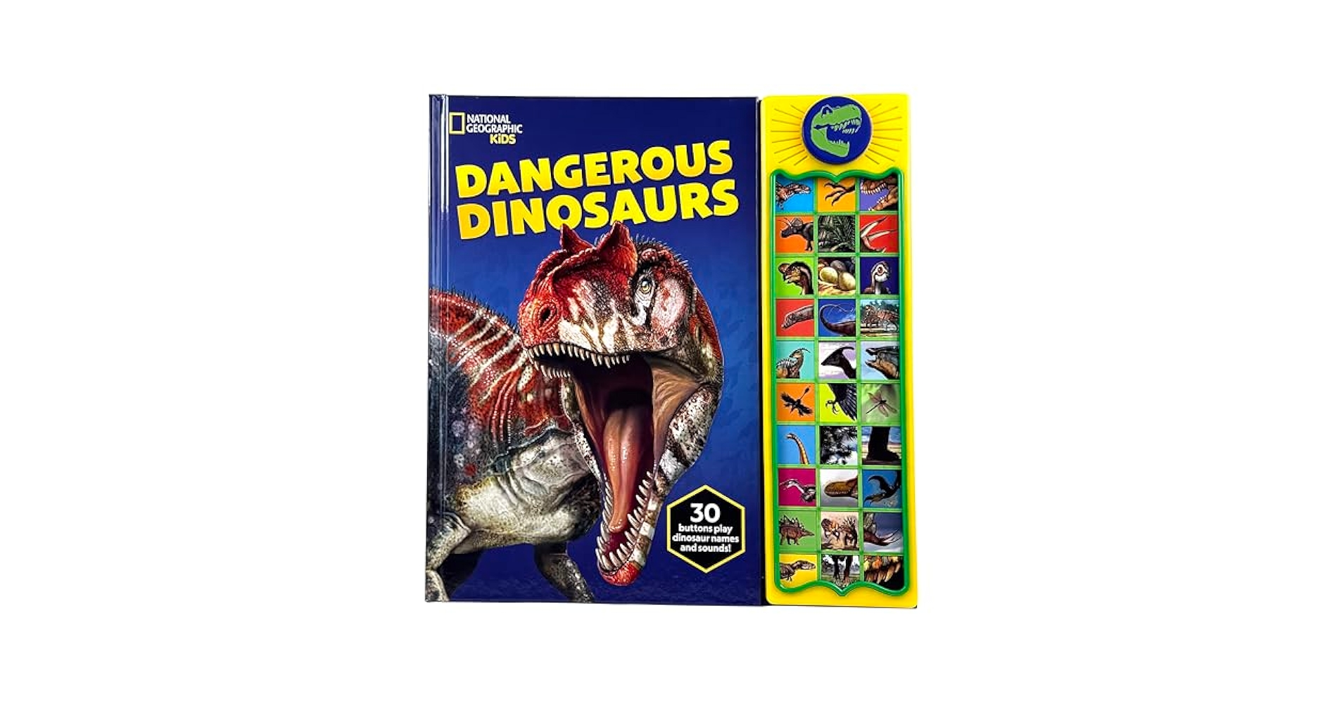 National Geographic Kids - Dangerous Dinosaurs 30-Button