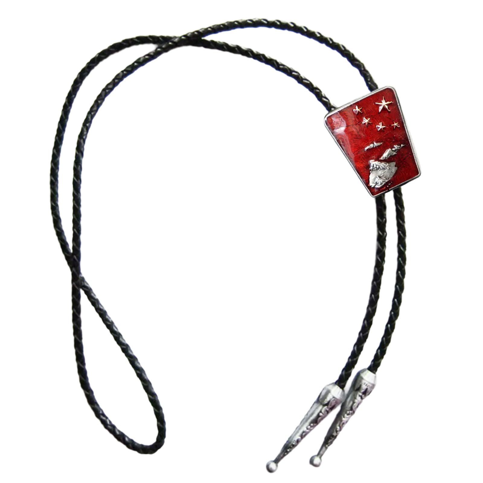 Leder-Krawatte, Halloween-Krawatte, handgefertigt, Western-Krawatte, Western-Krawatte, Westernkleidung, Accessoire, Rodeos