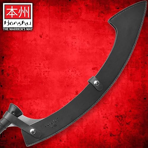 Miniatura 4 de Honshu Khopesh - Hoja de acero inoxidable 7Cr13 de 19 12 pulgadas, mango de nailon moldeado por inyección, espada de estilo egipcio, cubierta de