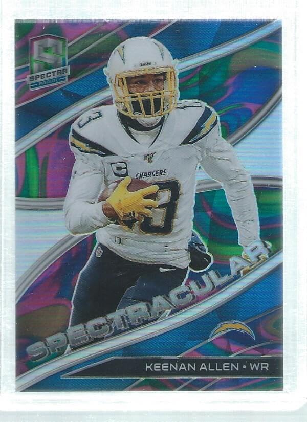 Keenan Allen 2020 Panini Spectra Prizm Spectracular Peacock Prizm #d 2/4 - Football Cards