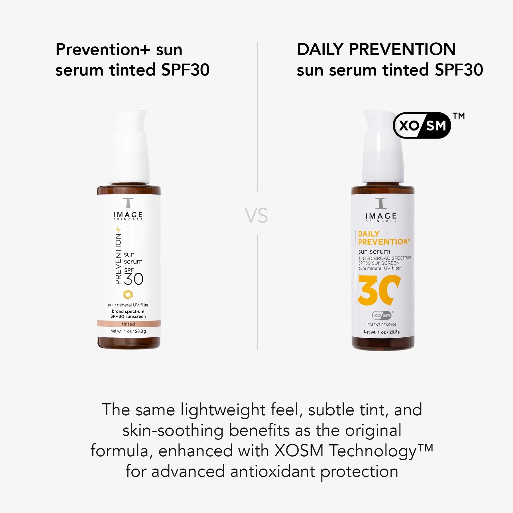 IMAGE Skincare DAILY PREVENTION Sheer Mineral Sun Serum, SPF 30, Lightweight, Tinted Broad Spectrum Sunscreen, 1 Ounce