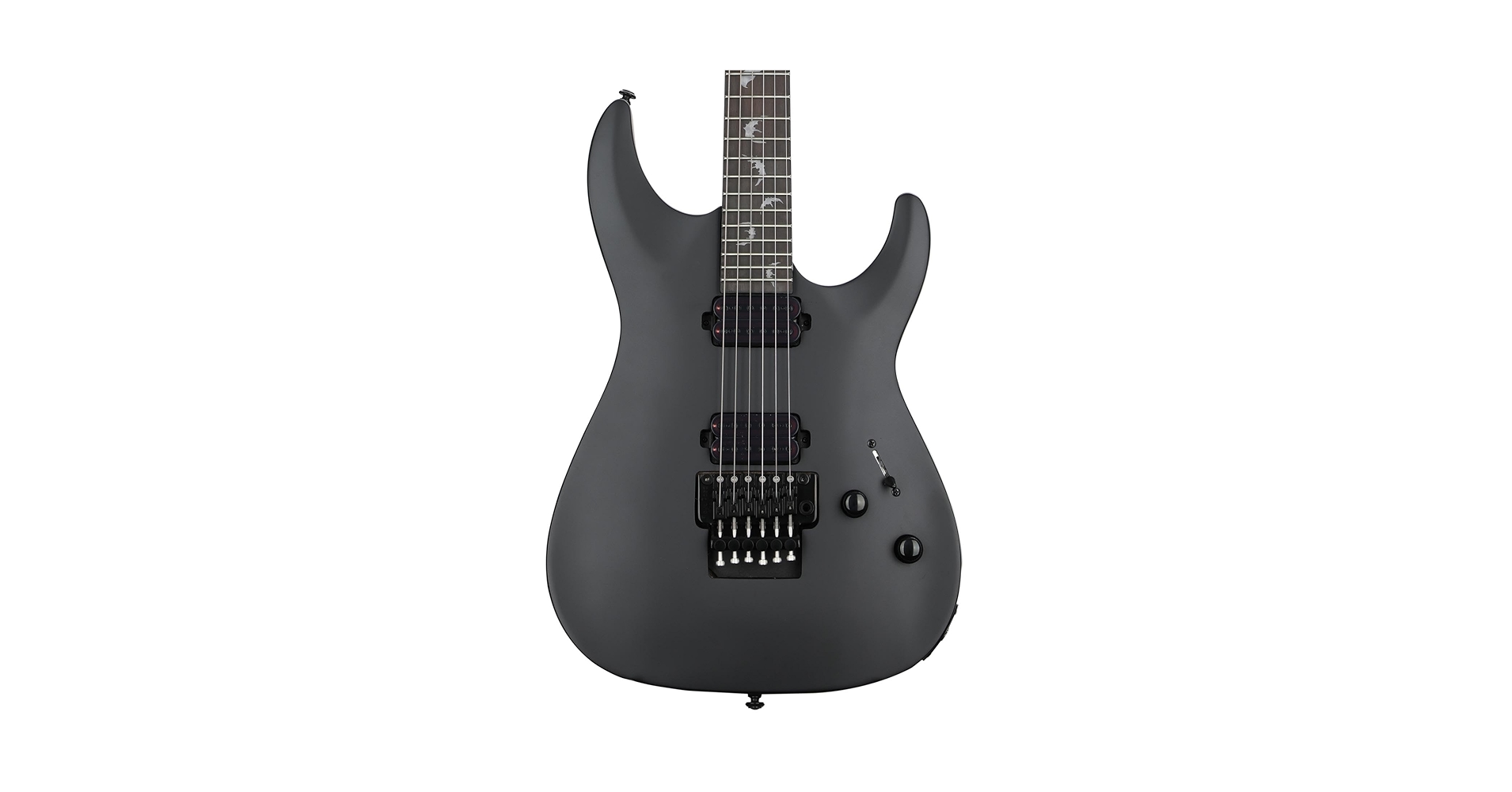 Amazon.com: Schecter Damien-6 FR SBK Electric Guitar - Satin
