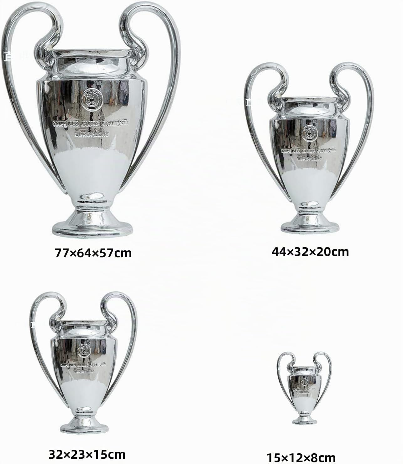 Trofeo de campeones, fútbol, copa, réplica, trofeo de resina, liga deportiva, colección, recuerdo, decoración para casa, oficina, regalos para aficionados, 16 cm