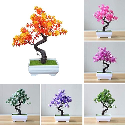 Miniatura 2 de LAPUTA Plantas artificiales decorativas de imitación de árbol en maceta, bonsái, decoración del hogar, centros de mesa, ornamento de escritorio,