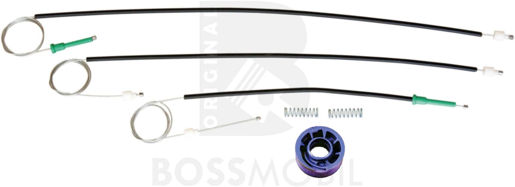 Bossmobil Altea (5P1), XL(5P5, 5P8), 4/5 doors, front left, window lifter repair kit
