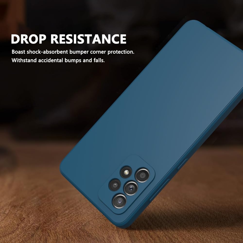 Amazon.com: WOGROO for Samsung Galaxy A53 5G Case Dark Blue