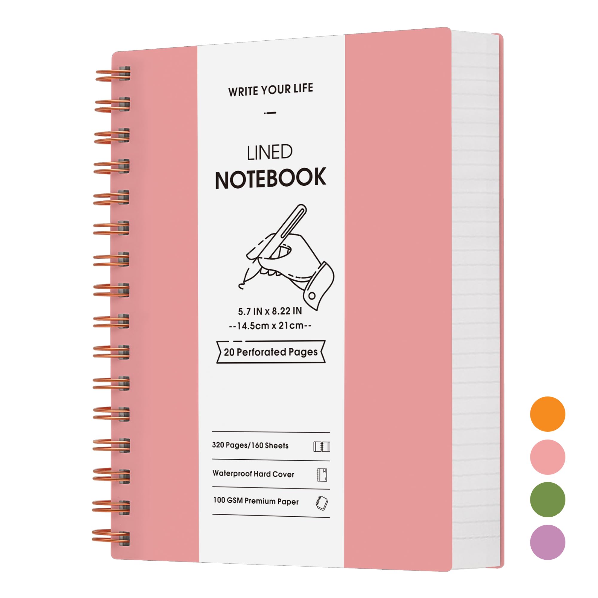 Gosirm Notebook, Lined Paper, Notepad