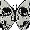 Pink Skull Butterfly Star patch Iron Sew on clothes bag Tattoo distintivo ricamato