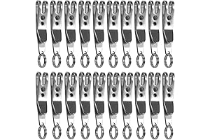 20Pcs Keychain Suspension Clip EDC Quickdraw Pocket Clip