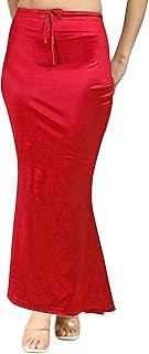 Satin Saree Shapewear for Women Seamless Stretchable Mermaid Sari Shaper Petticoat Girls (S118-P)