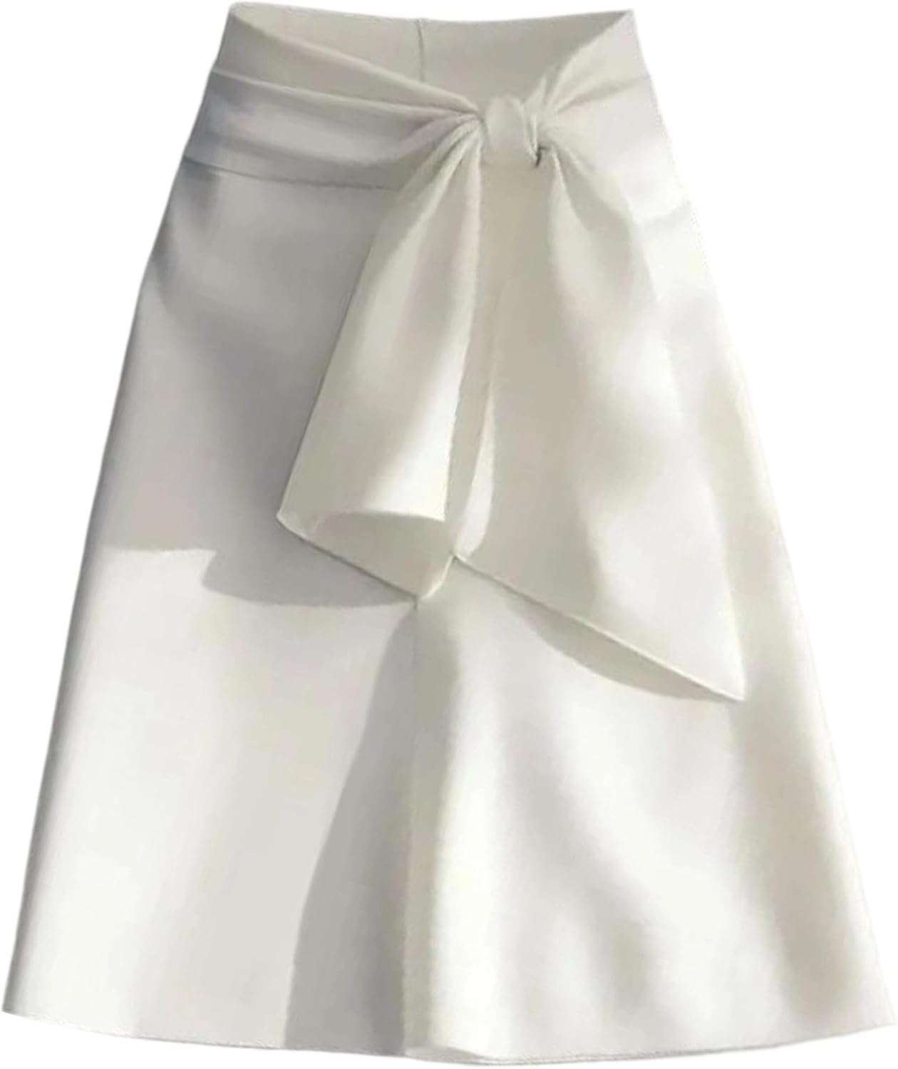 Women's High Waist Dot Pleated Mini Skort Unique Chic Casual White