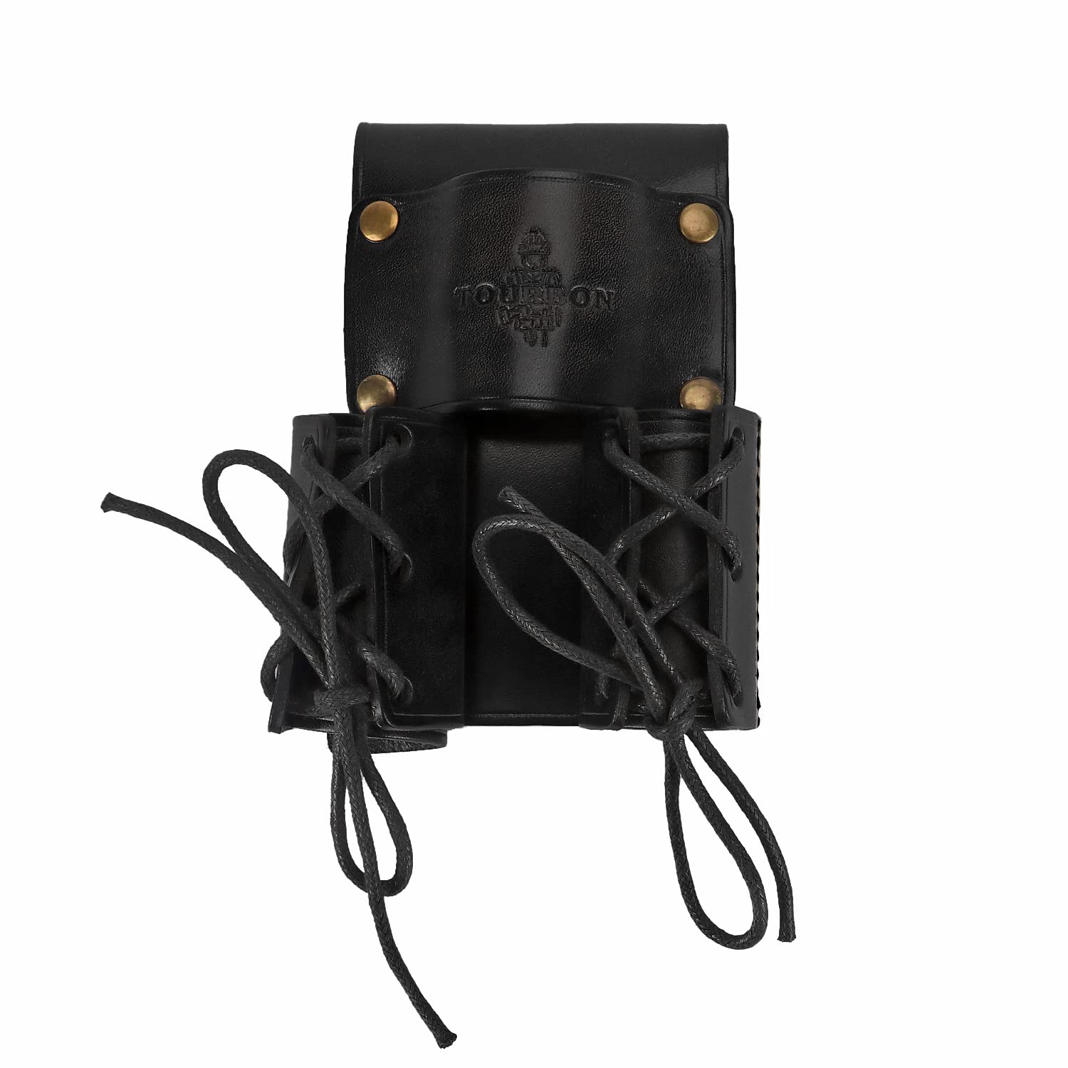 TOURBON Cowhide Leather Spanner Tools Wrench Pliers Holder Belt Loop for Ironworker