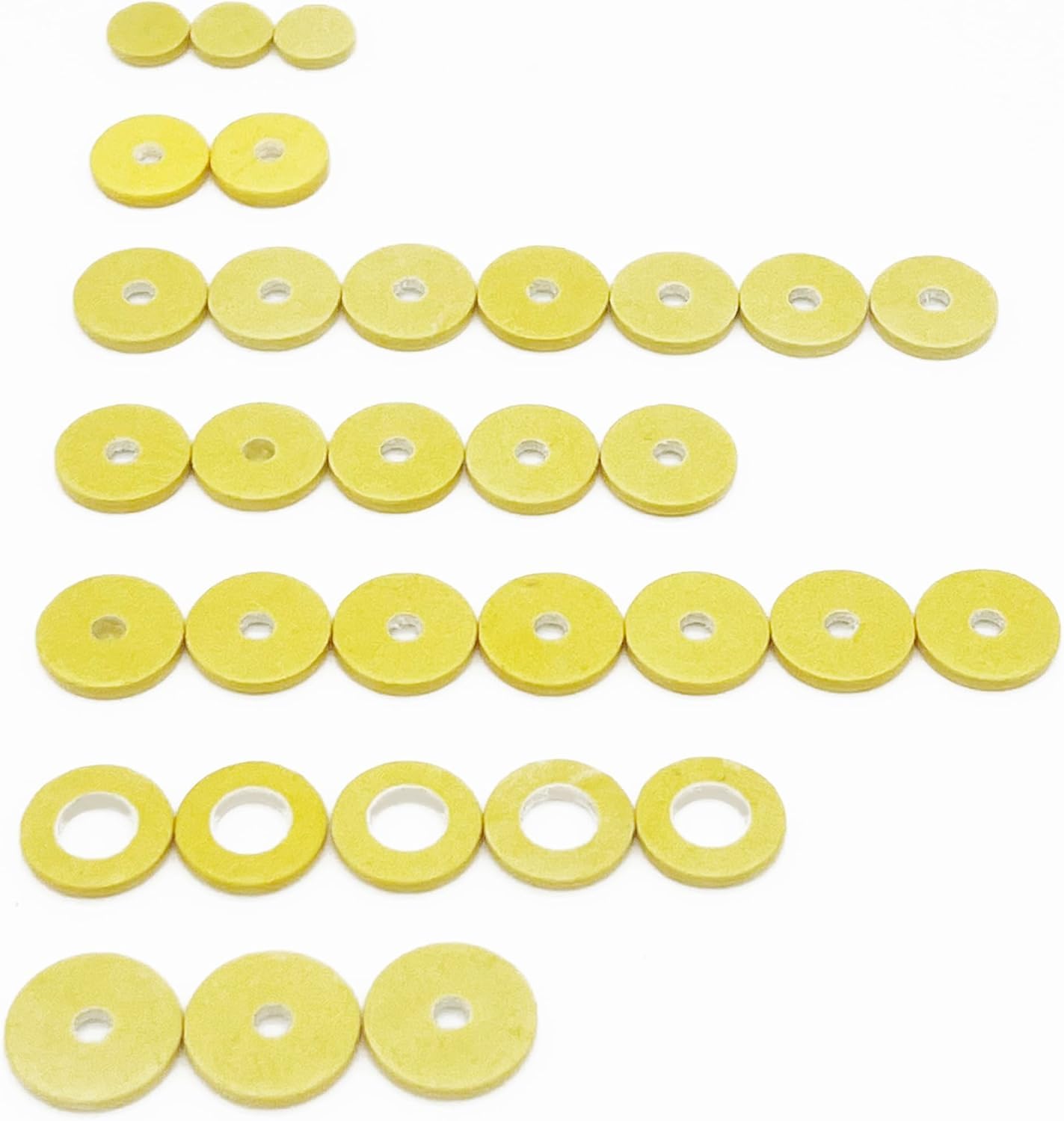 27 Zapatillas para Flauta Traversa en Doble Piel Soundman® Juego Universal Zapatilla 27 pcs