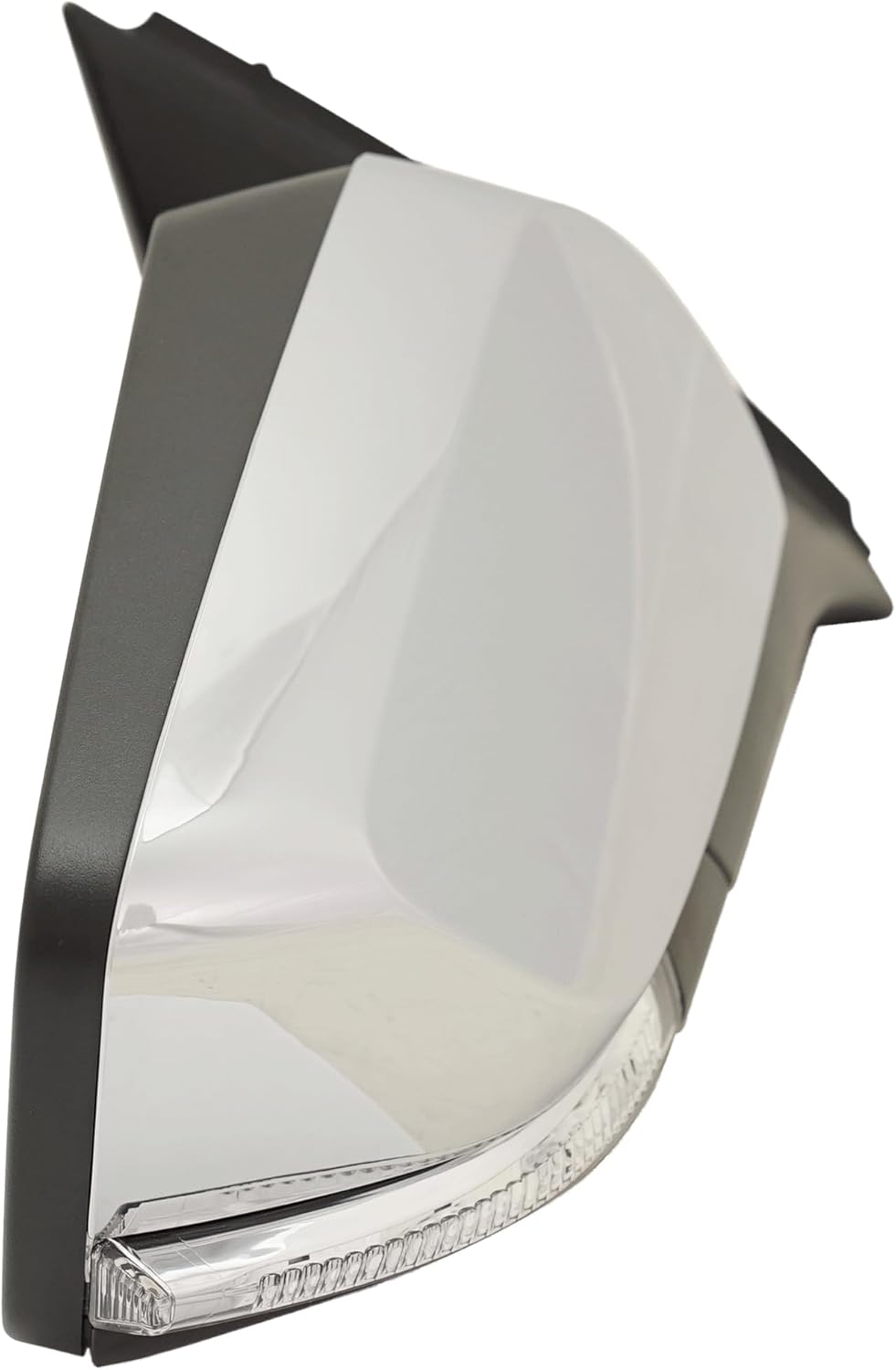 JC Whitney Passenger Side Power Heated Mirror for Chevrolet Impala 2014-2020 With Signal Light, Blind Spot Monitor, Memory & Puddle Lamp; Without Auto-Dimming Chrome