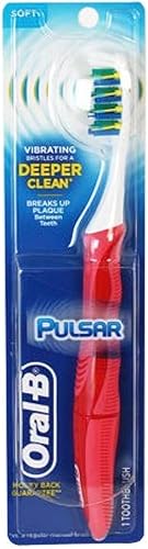 Oral-B Pulsar Cepillo de dientes, Regular, Suave 92 (Paquete de 2)