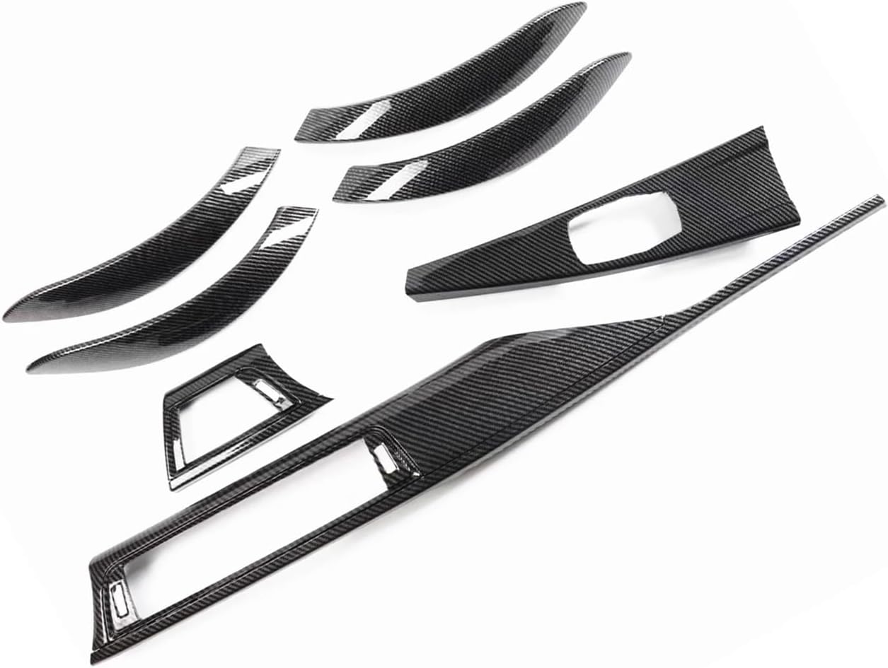 Panel Decoration Interior Dashboard Center Console Cover Trim Compatible With 2013-2019 BMW 3 4 Series F30 F31 3GT F34 F32 F36 MM Sport(Carbon Fiber Look)