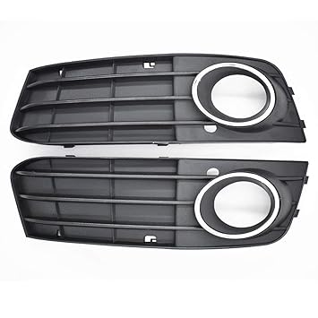 A to Z Pair Front Bumper Fog Light Grilles Grill Cover for Audi A4 B8 A4L 2009 2010 2011 2012 8KD 807 681 01C /8KD 807 682 01C