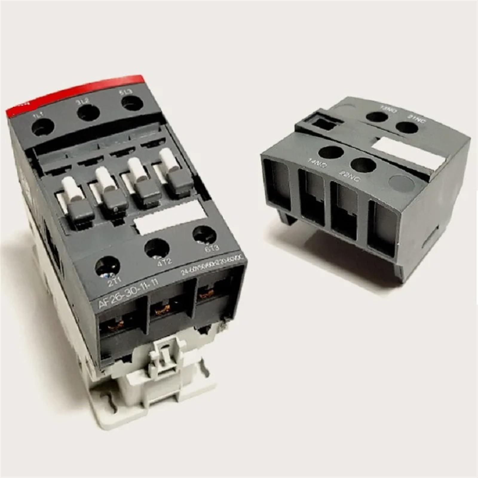 WQGQPXOB AF26-30-11-11 AF26-30-11-13 3-ploe Contactors AF AC/DC Operated 1NC+1NO 26A 11kw 1Pcs(AF26-30-11-13)