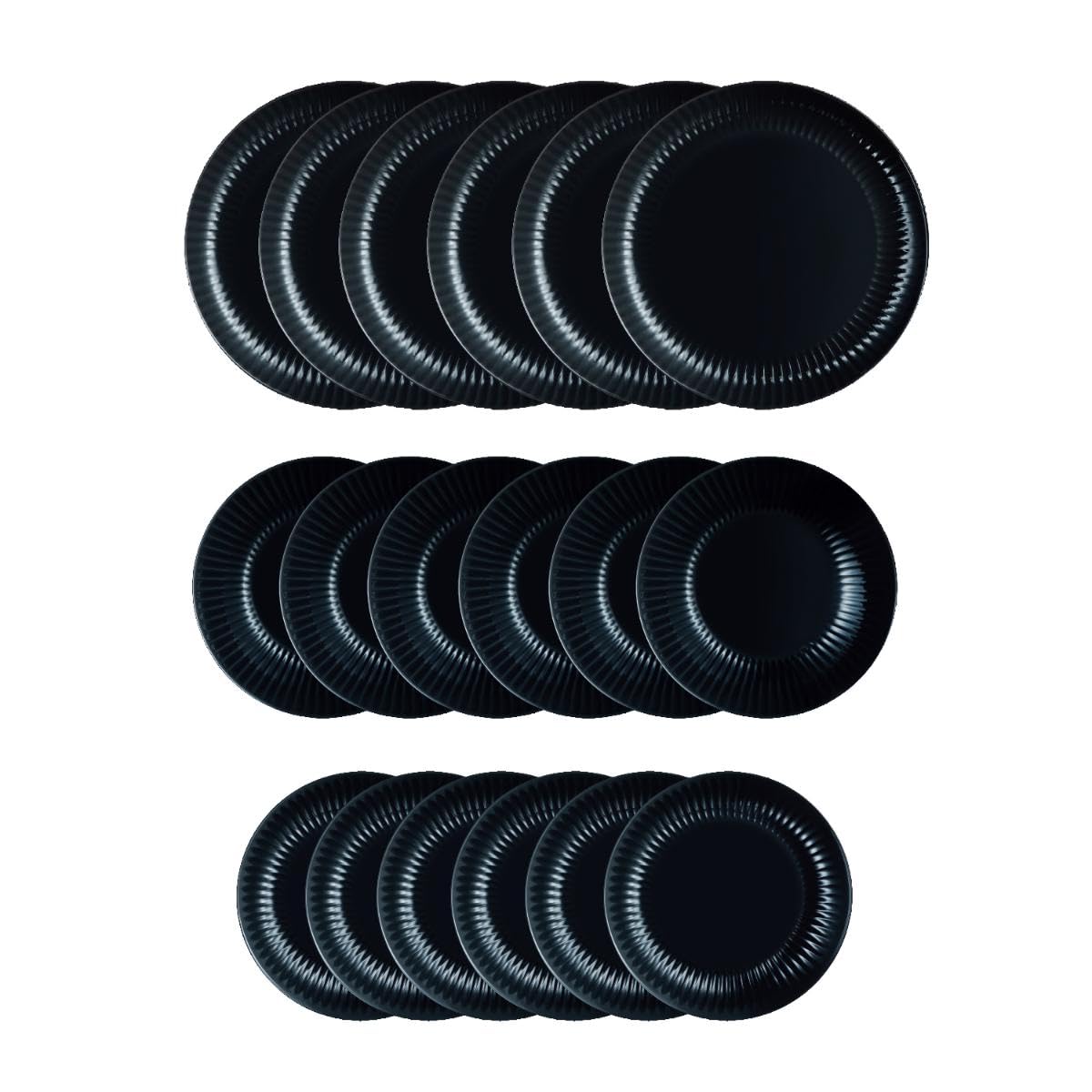 Luminarc Vajilla de vidrio opal Cottage 18 piezas para 6 personas
