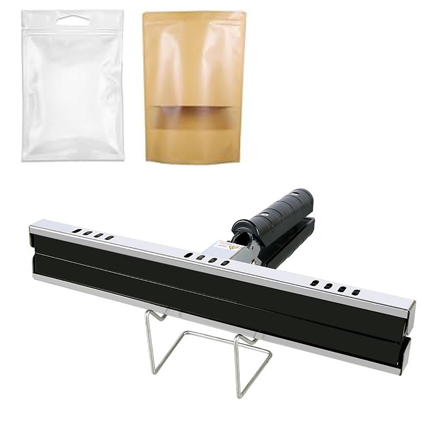 Sigillatrice portatile per sacchetti, con controllo della temperatura da 0 a 300 °C e larghezza della guarnizione di 15 mm per borse, fogli, mylar, carta kraft