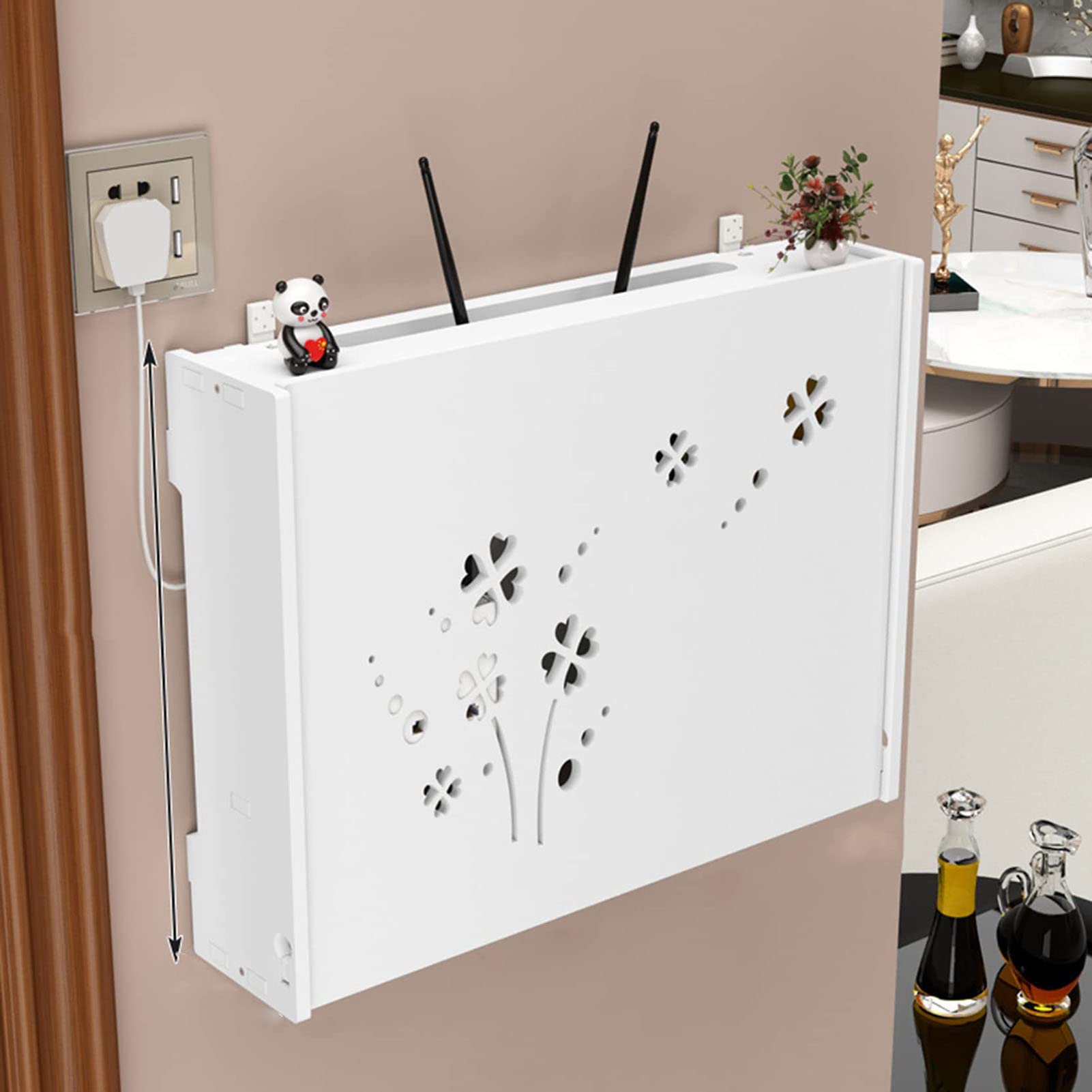 Boîtier routeur WiFi mural pour optimiser votre salon connecté