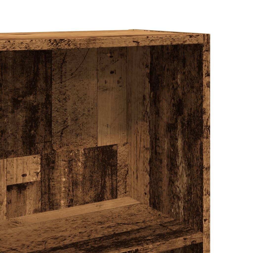 Generisch Bücherregal Altholz-Optik 80x30x152 cm Holzwerkstoff,Möbel,Regalsysteme,Bücherregale Bücherschränke-857947