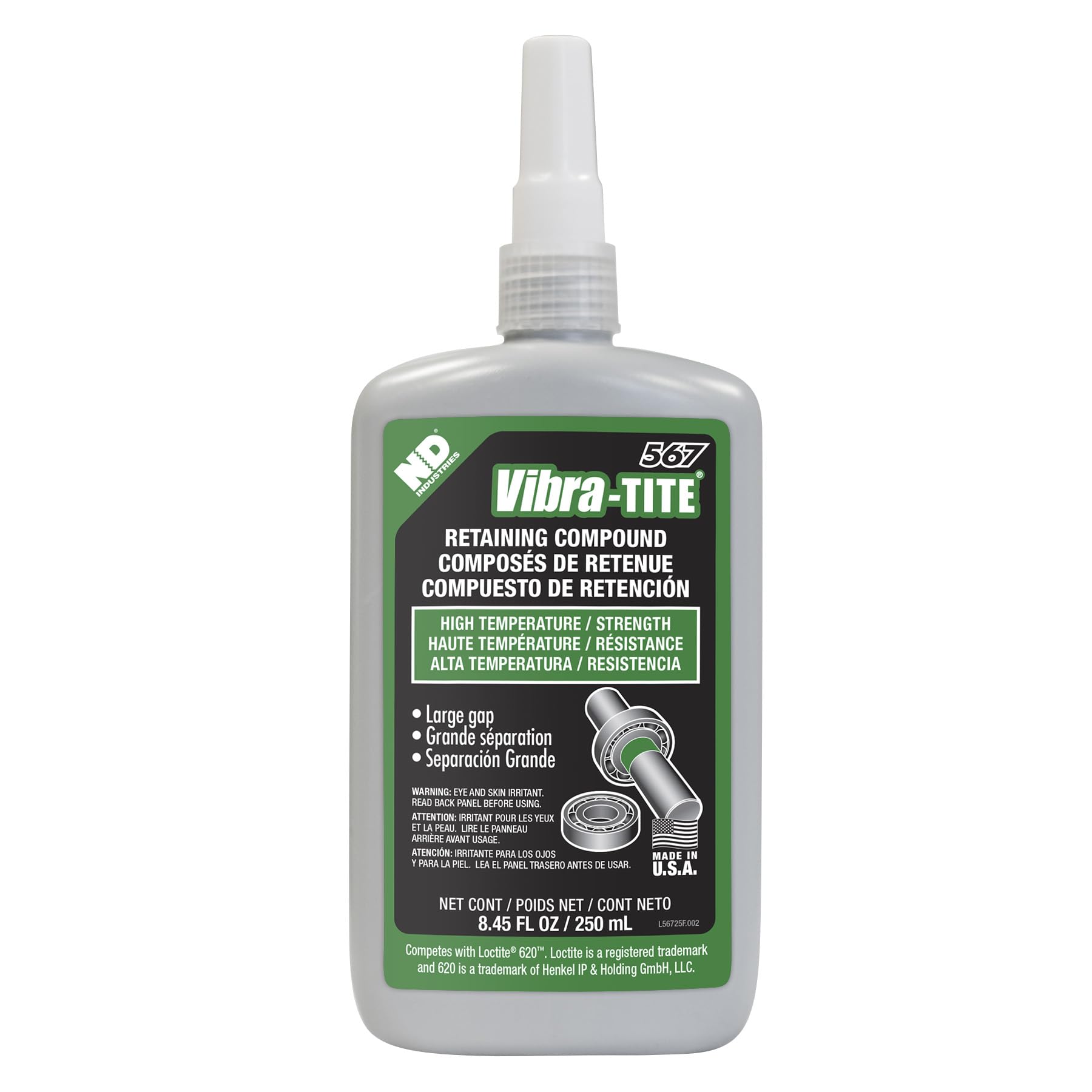 Vibra-TITE 567: High Temperature Retaining Compound -3 Vibra-TITE 567: High Temperature Retaining Compound -3