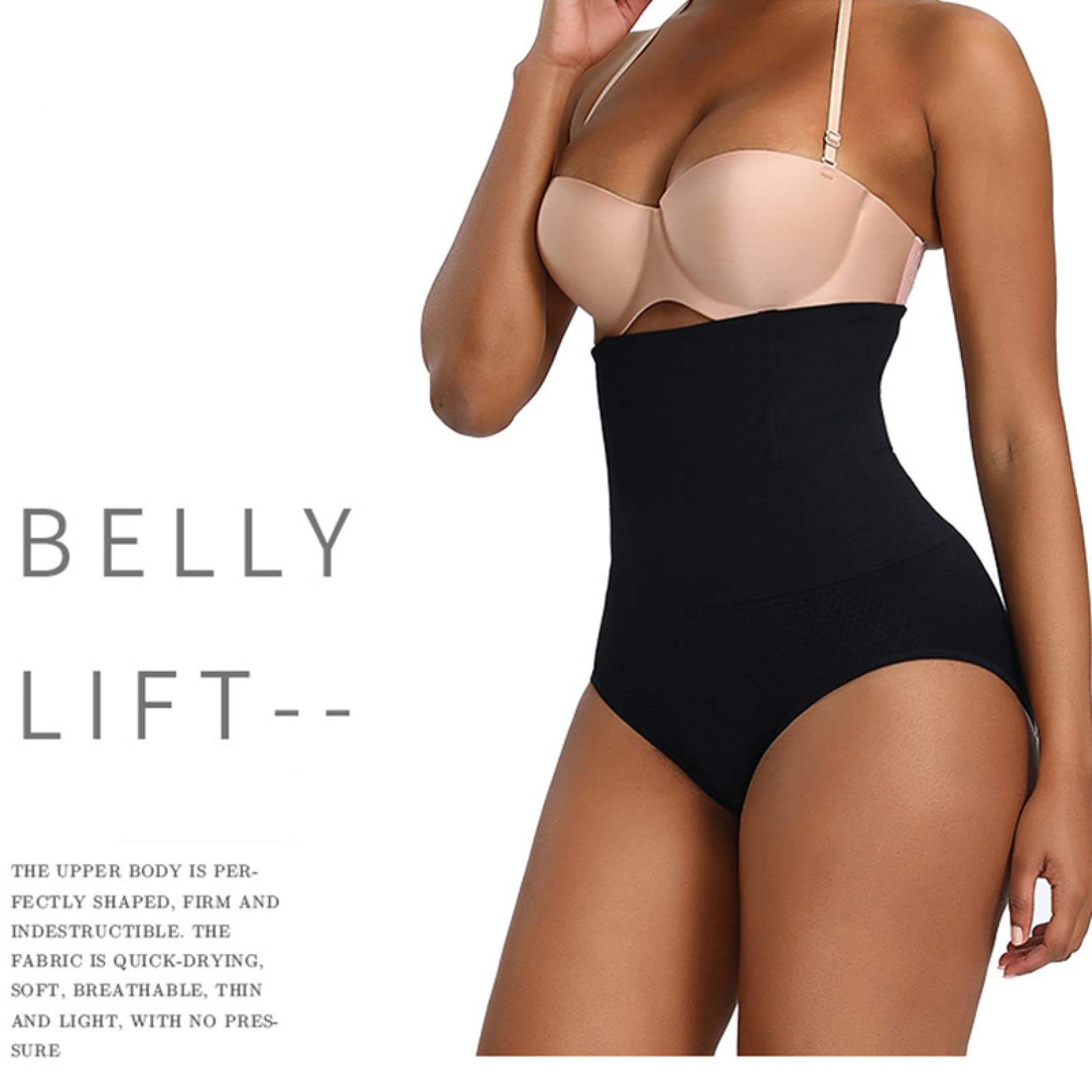 Braguitas de Cintura Alta para Mujer, levantadores de glúteos, Fajas Moldeadoras de Abdomen, Ropa Interior sin Costuras, Bragas, Moldeador Corporal Invisible