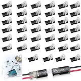 Connecteur de Câble 2 Broches [40 Pièces] - Connecteur Rapide IDC Sans Dénudage (Type D2),...