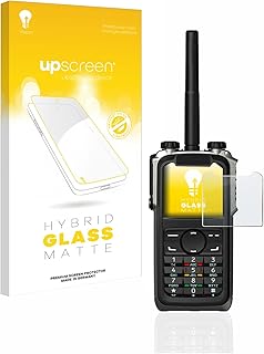 upscreen Matte Screen Protector Glass Film compatible with Hytera X1p - Anti-Glare, Anti-Fingerprint, 9H Glass Protection