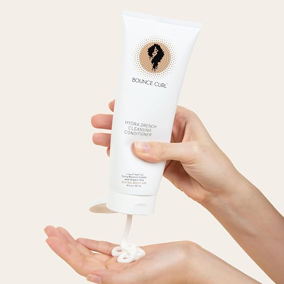 Bounce Curl Hydra Drench Cleansing Conditioner - Co Wash Cleansing Conditioner for Dry Curly Hair with Extra Moisture