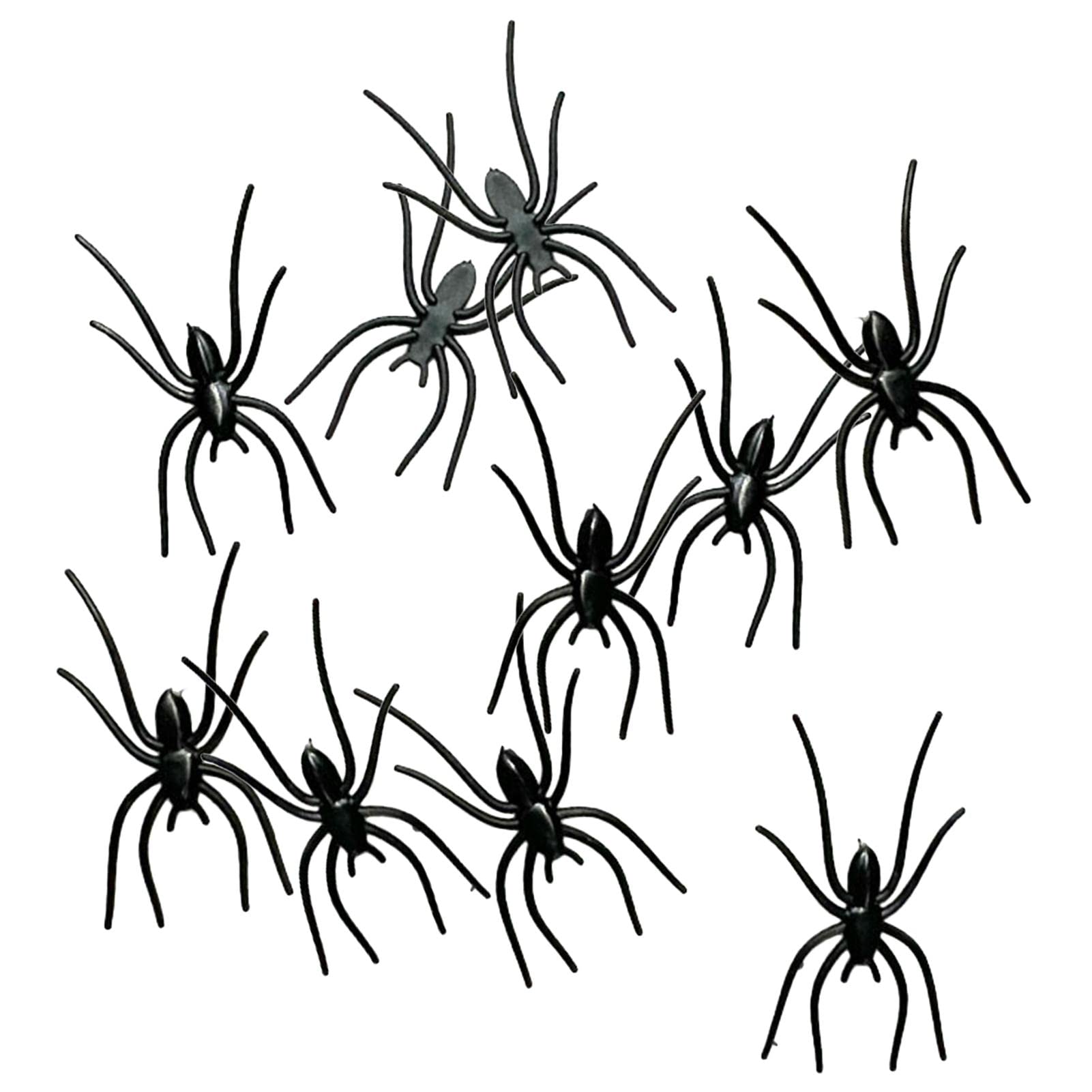 200 Piezas De Arañas De Plástico Para Halloween | Mini Arañas Que Brillan En La Oscuridad 200 Piezas De Arañas De Plástico Para Halloween | Mini Arañas Que Brillan En La Oscuridad