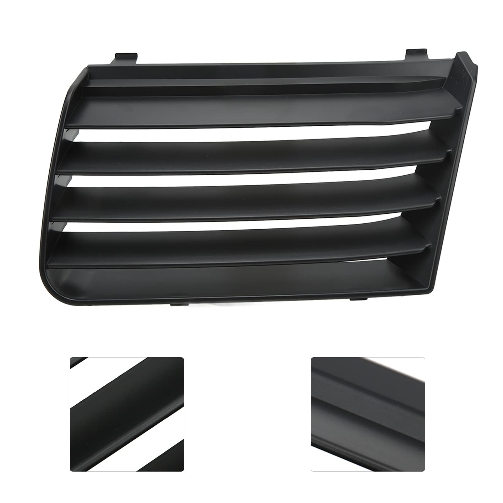 Qiilu Parachoques Delantero Rejilla Superior, Rejilla Delantera para Capó 7M7 853 653 01C Reemplazo de Rejilla Superior Izquierda para Seat Alhambra 7M 2000-2010