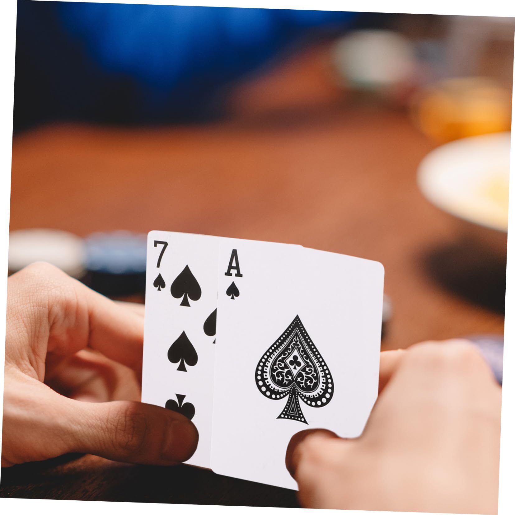 ibasenice 5sets Carte Da Poker Carta Trasferibile Termica Carte Vuote Per Progetti Per Feste e Giochi Con Amici Materiale Sicuro e Portatile Design Elegante e Decorativo Gioco Divertente