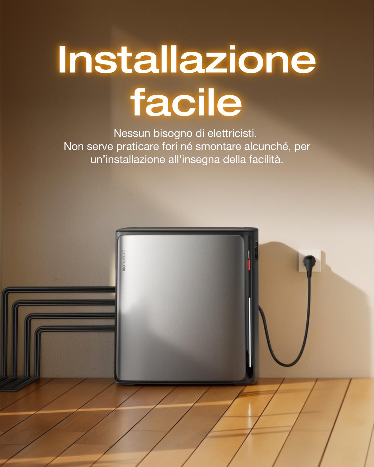 ECOFLOW Stream Ultra X Centrale elettrica da balcone da 3,84 kWh con microinverter, 4 ingressi solari MPPT da 2,8 kW, doppia porta CA da 1,2 kW, 6000 cicli di ricarica, espandibile da 23 kWh, TOU, AI