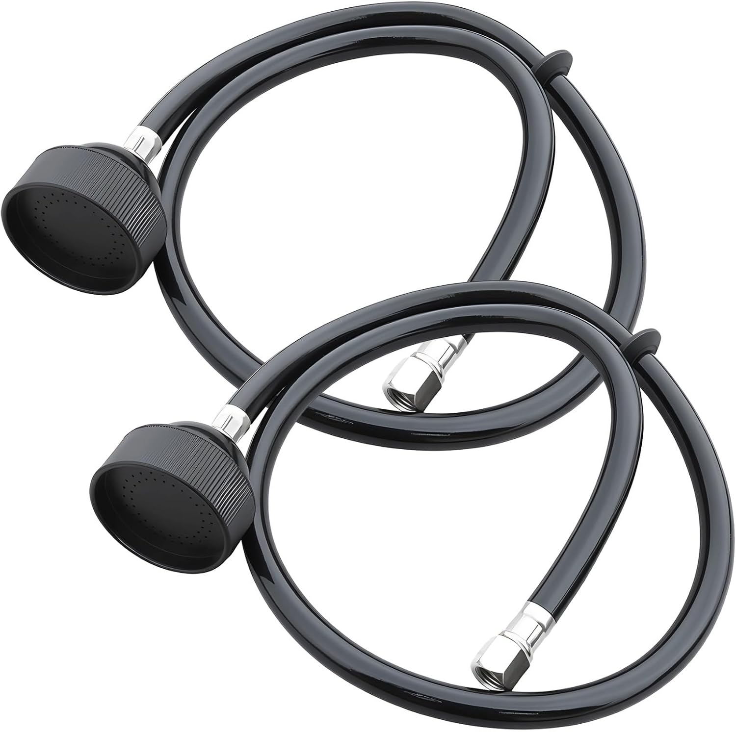 Black Shampoo Sprayer Heads With Hose For Pet Bathing & More