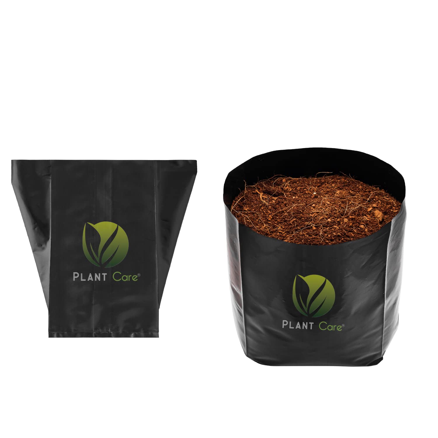 PLANT CARE Nursery Bags Plastic Poly Grow Bag Plant Bag Black UV Protected - 16 X 16 inch (20) (B08QFB56L8) Amazon Price History, Amazon Price Tracker